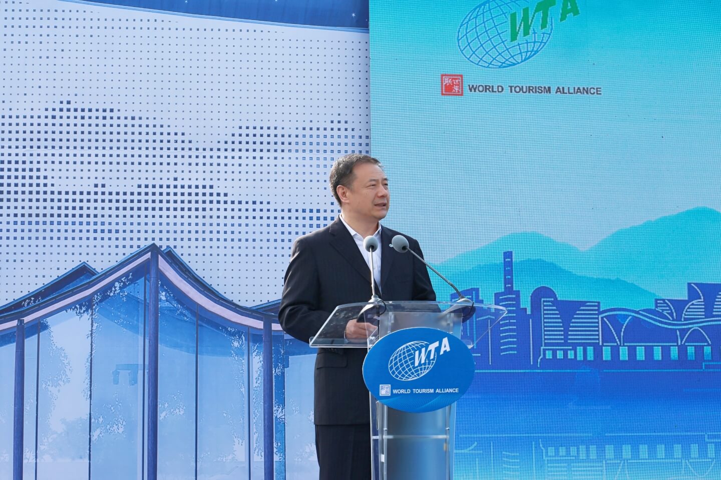 世界旅游联盟秘书长刘士军在世界旅游联盟总部项目启动仪式上的讲话